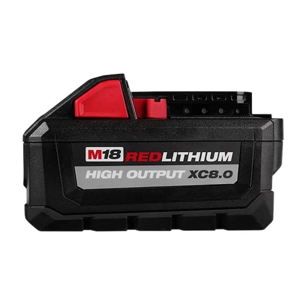 Milwaukee Tool M18 Redlithium 18V High Output Xc8.0 8 Ah Battery - ML48-11-1880