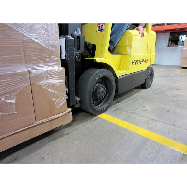 Safetytac Flexible PVC, 2 in W., 100 ft L., Peak: 35 mil / Edge: 5 mil Thickness - ST202