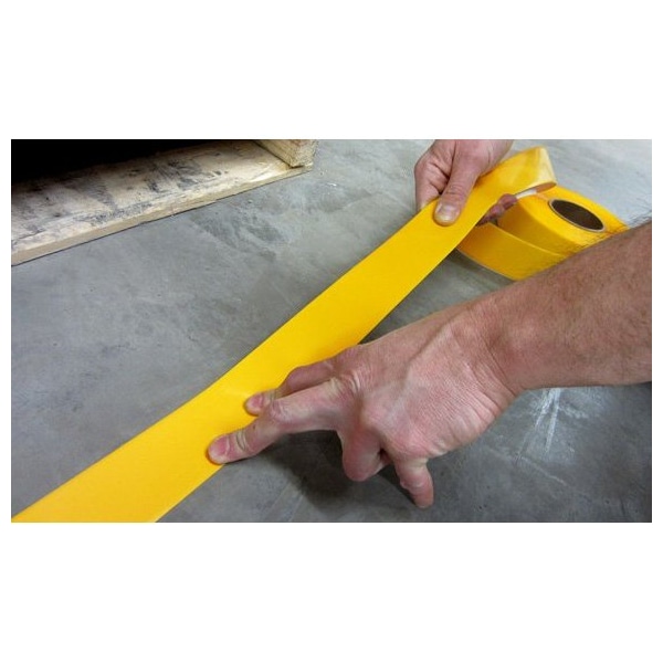Safetytac Flexible PVC, 2 in W., 100 ft L., Peak: 35 mil / Edge: 5 mil Thickness - ST202