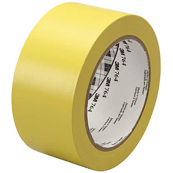 Swivel 1 in. x 36 yds. Yellow 3M- 764 Solid Vinyl Tape - Yellow - 1 inch x 36 yards - SW3354170