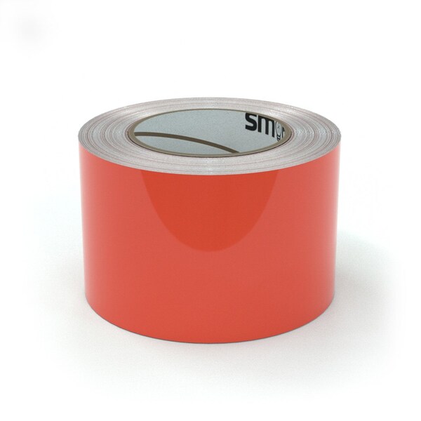 Smart Stripe Carpet Tape, Vinyl film, 3 in W., 75 ft L., 4 mil Thickness - SCT306