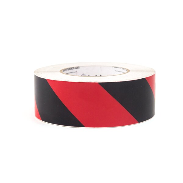 Smart Stripe Smart Stripe Hazard Floor Tape, Vinyl film, 3 in W., 100 ft L., 4 mil Thickness - SSH378