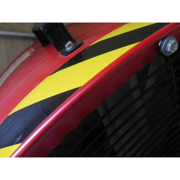 Smart Stripe Smart Stripe Hazard Floor Tape, Vinyl film, 3 in W., 100 ft L., 4 mil Thickness - SSH378