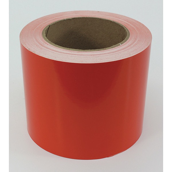 Visual Workplace Floor Marking Tape Indust, 4"x100', Orange - 25-500-4100-628