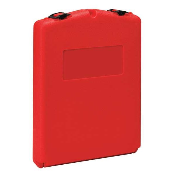 Justrite Document Box, 11 in W x 14 1/2 in L x 2 1/8 in D, Plastic, Includes Heavy Duty Mounting Tape, Labels - 23304