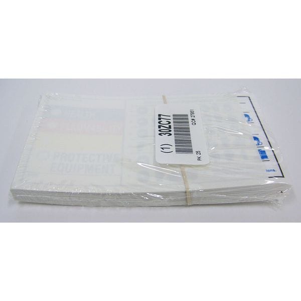 Badger Tag & Label Label, Polypropylene, 3 1/2 in W, 2 in H - 107