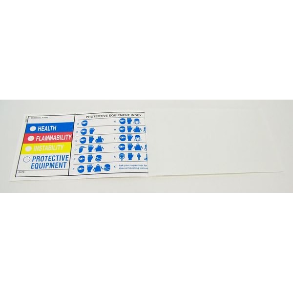 Badger Tag & Label Label, Polypropylene, 3 1/2 in W, 2 in H - 107