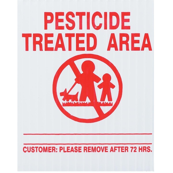 Gemplers GEMPLER'S New Jersey Lawn Pesticide Application Signs - P45RU25W/R 4V-310