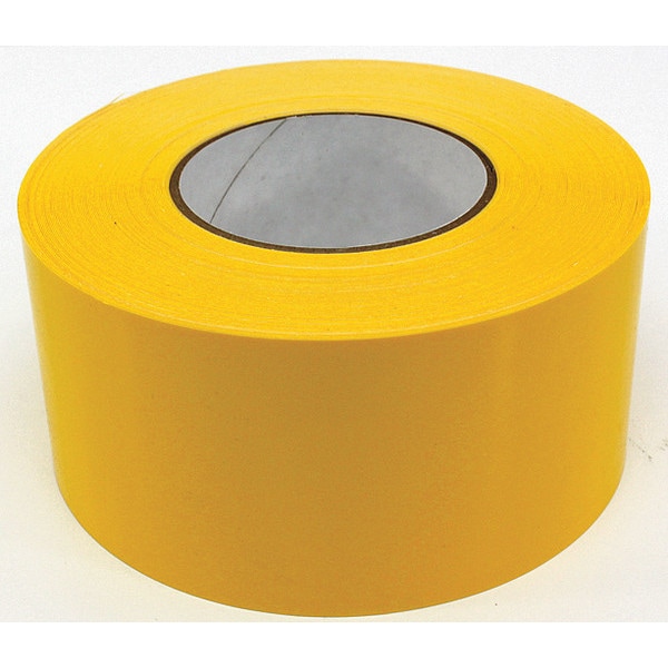 Visual Workplace Floor Marking Tape HP, 3"x100', Yellow - 25-300-3100-618