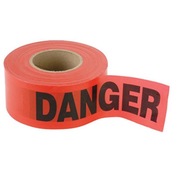 House 16003 1000 ft. Red Danger Tape - HO564505