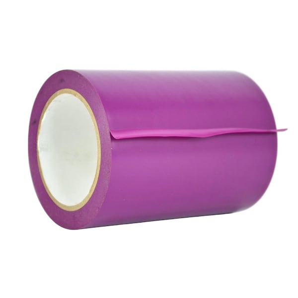 Wod Tape PVC, Purple, 6 inch (144mm) W., 6 mil Thickness, 8 PK - WOD VTC606-06000-8-60-PUR