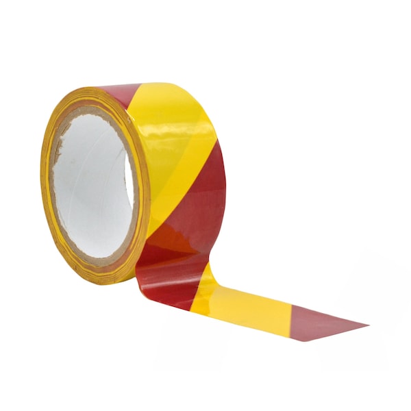 Wod Tape Laminated PVC, Magenta/Yellow, 3 inch (72mm) W., 6 mil Thickness, 16 PK - WOD VSWT367L-03000-16-36-MY