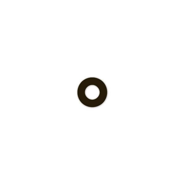 Ergomat 3.5in Mean Lean Donut- 1in Center Black, 70PK - DSML-CIRCLE-3.5-BK-KIT