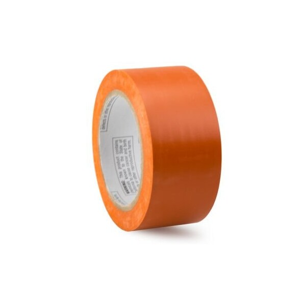 Accuform Pipe Marking Tape, SelfAdhesive, Orange, 2 in Width, 108 ft Length, 6 mil Thickness, Vinyl - PTM623OR