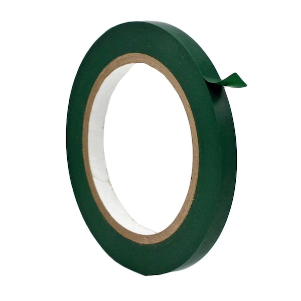 Wod Tape PVC, Emerald Green, 3/8 inch (9mm) W., 6 mil Thickness, 128 PK - WOD VTC606-00375-128-60-EMG