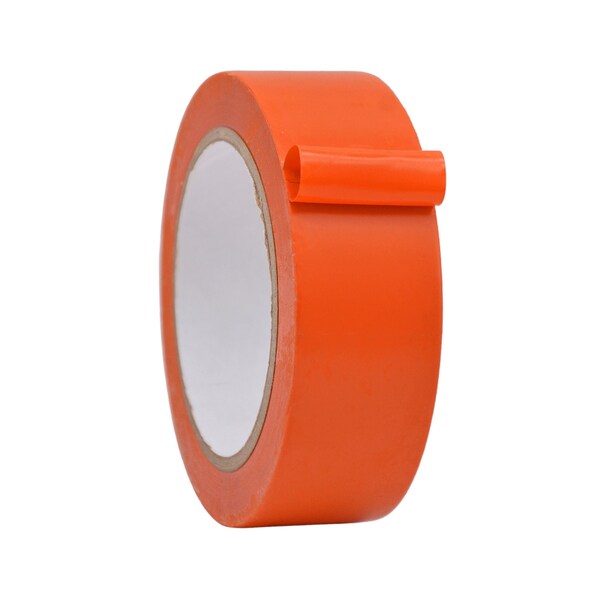 Wod Tape PVC, Orange, 1.5 inch (36mm) W., 6 mil Thickness, 32 PK - WOD VTC366-01500-32-36-ORA
