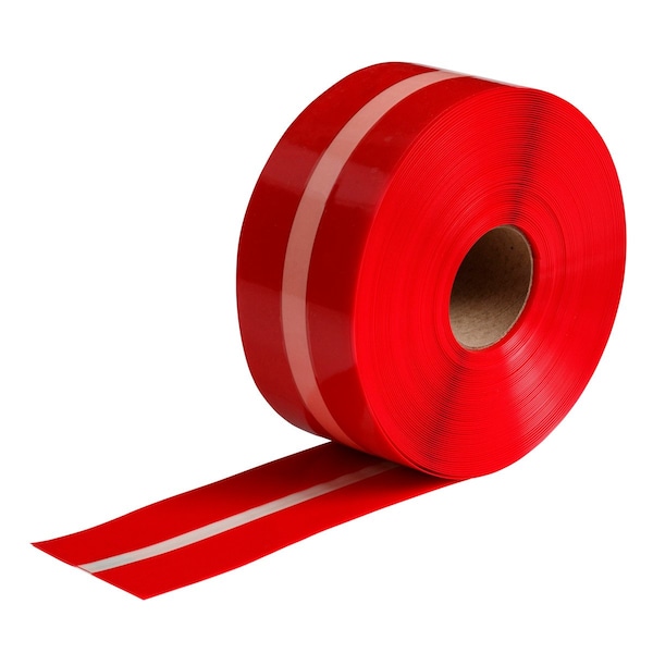 Brady Floor Marking Tape, Vinyl, 4 in W., 100 ft L., 0.050 in Thickness - 152112