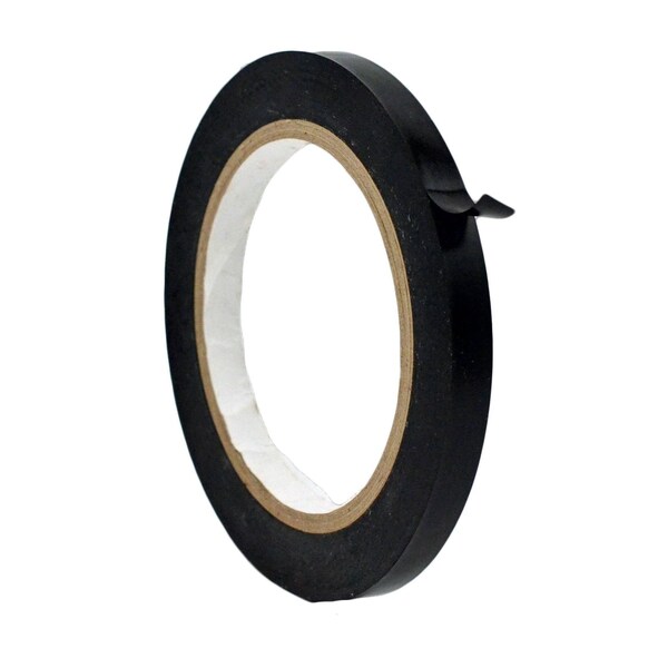 Wod Tape PVC, Black, 3/8 inch (9mm) W., 6 mil Thickness, 128 PK - WOD VTC606-00375-128-60-BLA