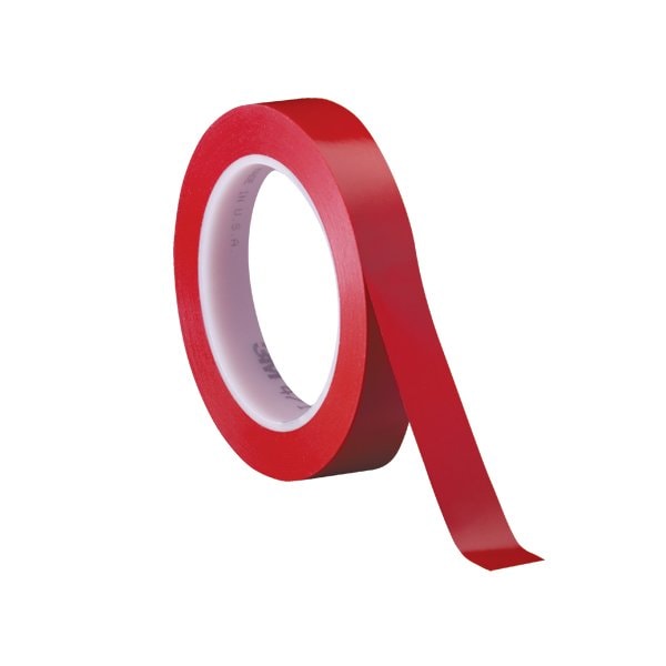3M 1/2'' x 36 yds. Red 3M 471 Vinyl Tape, 72PK - BUY00023347