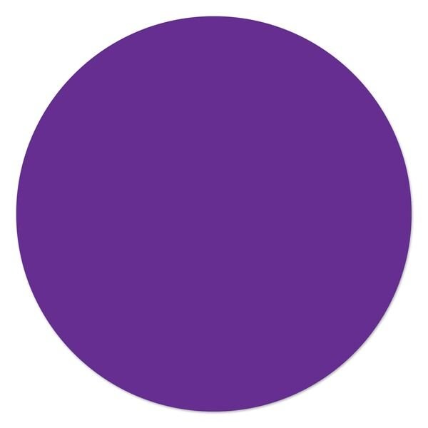 Ergomat Xtreme 12in Diameter Pux Purple, 7PK - DSXP-12-P-KIT