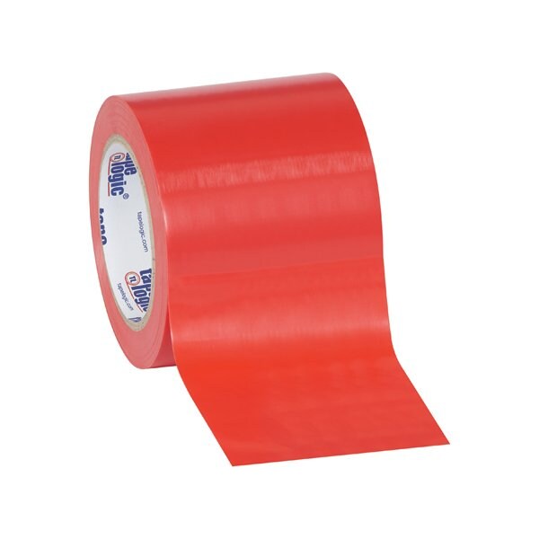 Tape Logic 4'' x 36 yds. Red Tape Logic Solid Vinyl Safety Tape, 12PK - BUY00024516