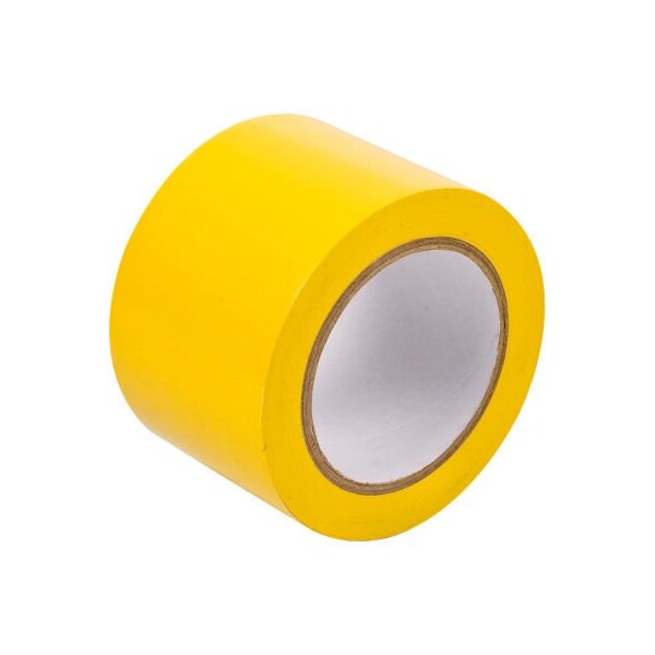 Brady Brady 58250 Aisle Marking Tape, Vinyl, 3"W X 108'L, Yellow - 58250