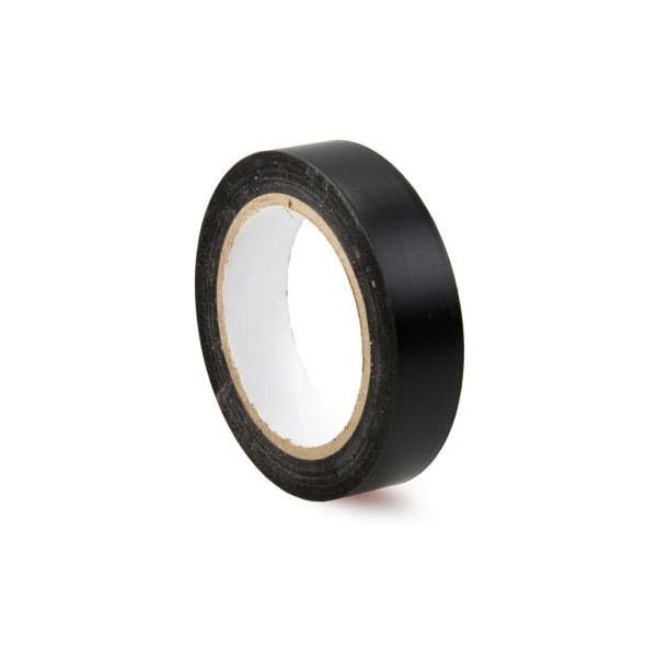 Accuform Pipe Marking Tape, SelfAdhesive, Black, 1 in Width, 108 ft Length, 6 mil Thickness, Vinyl - PTM613BK