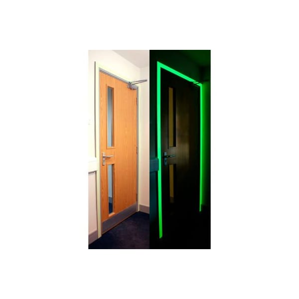 Heskins Llc Heskins Photoluminescent Egress Tape, Glow In The Dark, 2" x 30' - XUA¬†8101005000010.00