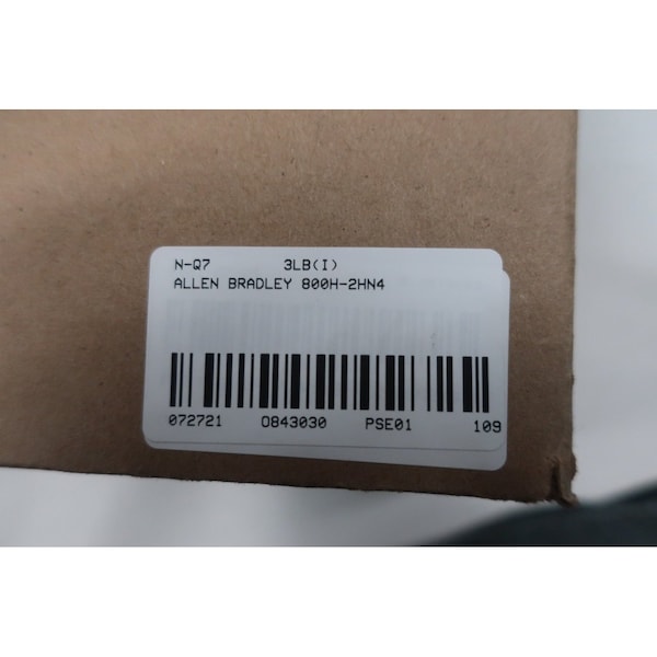 Botón pulsador de estación pesada Allen Bradley 800H-2Hn4 - 800H-2HN4