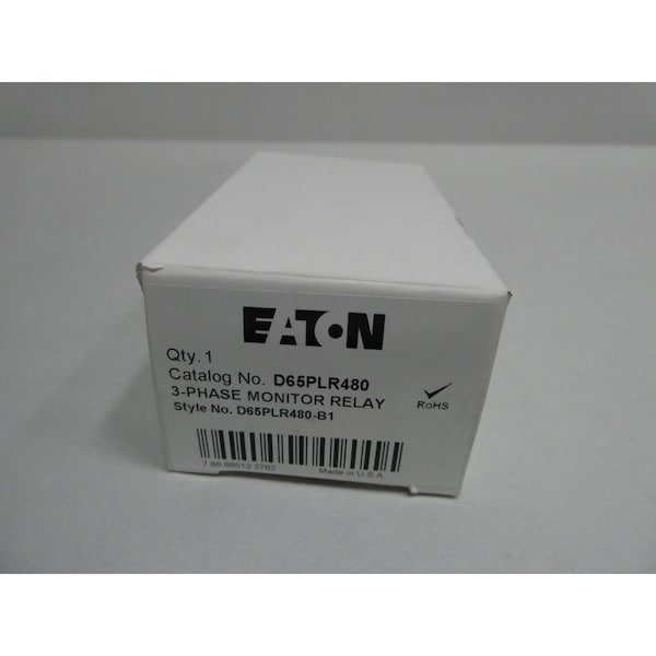 Relevador de monitoreo Eaton 190-500V-AC enchufable - D65PLR480