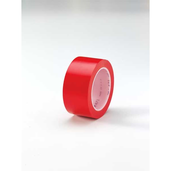 3M Floor Marking Tape, vinyl, No Legend, White, 2 in W., 5.2 mil Thickness - 471
