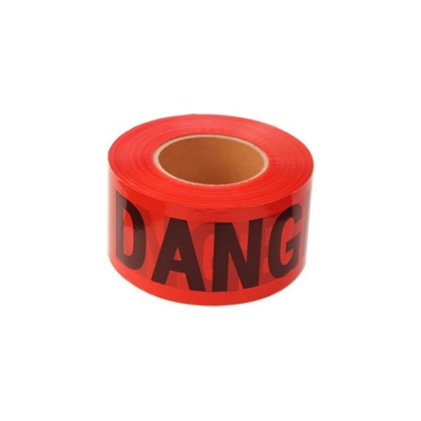 The Brush Man Danger Tape, 3 X 300 ft, 16PK - TAPE DANGER300