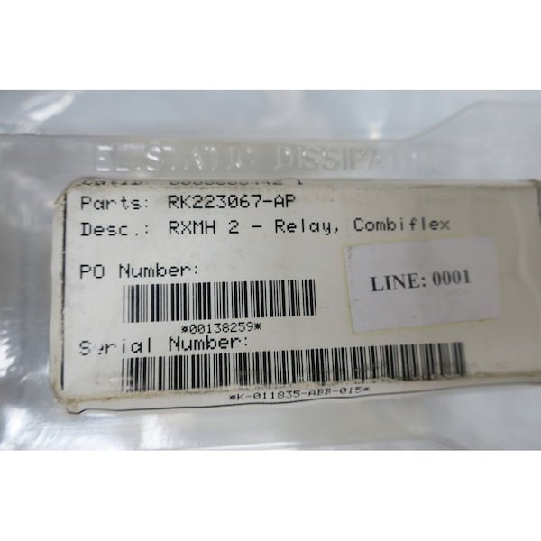Abb Combiflex Auxiliary 125VDC PlugIn Relay, RXMH2 RK223067AP - RXMH2 RK223067AP

Abb Combiflex Auxiliar 125VDC Relé de Conexión, RXMH2 RK223067AP - RXMH2 RK223067AP