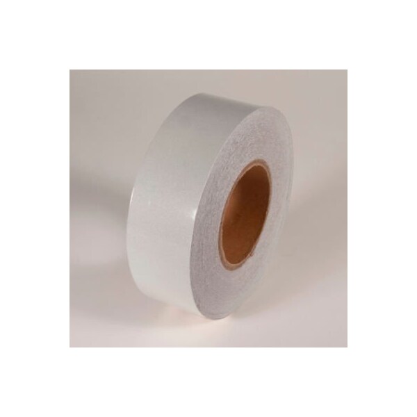 Top Tape And Label Reflective Marking Tape, White, 2"W x 150'L Roll, RST522 - RST522