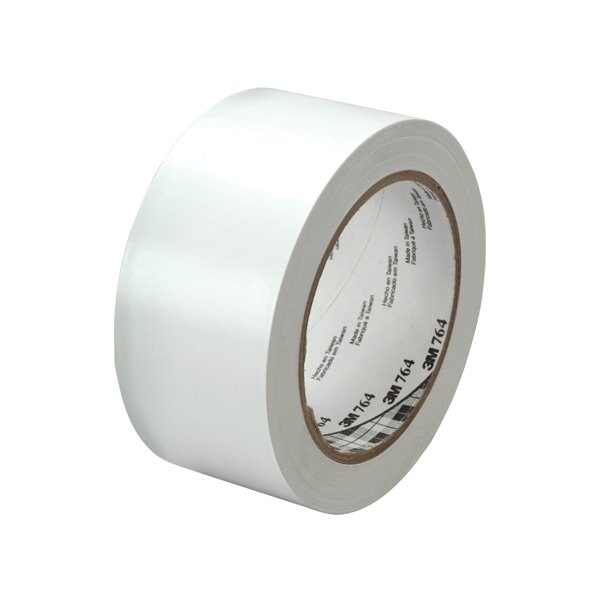3M 2'' x 36 yds. White 3M 764 Vinyl Tape, 24PK - BUY00023527