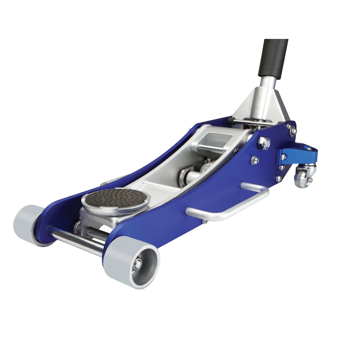 Gato de piso de carreras de aluminio de perfil bajo Pittsburgh Automotive de 2.5 toneladas con bomba RÁPIDA - 64543