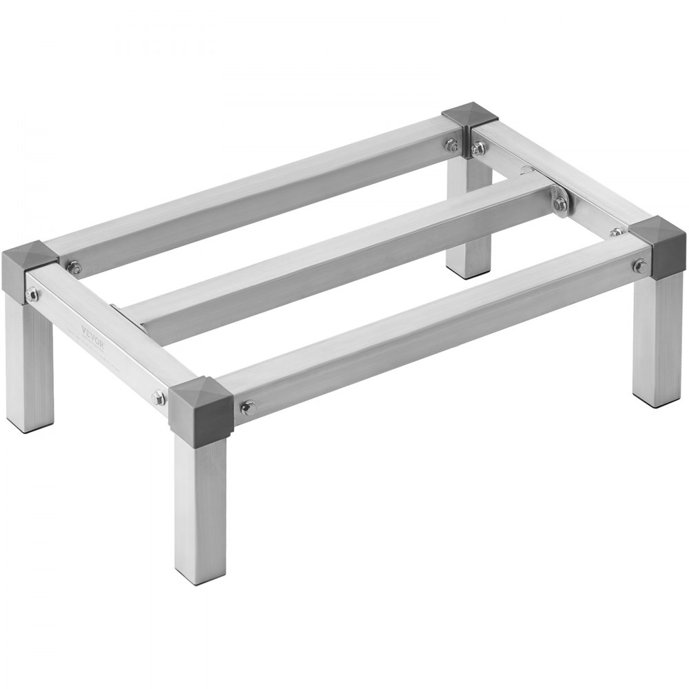 Newly Upgraded！VEVOR Aluminum Dunnage Rack Stationary Dunnage Rack 24” x 14” x 8” Storage Rack - LHJZWJZZK24X7OZ97V0