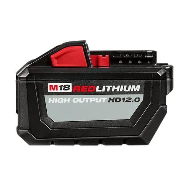 Milwaukee Tool M18 Redlithium 18V High Output Hd12.0 12 Ah Battery - ML48-11-1812