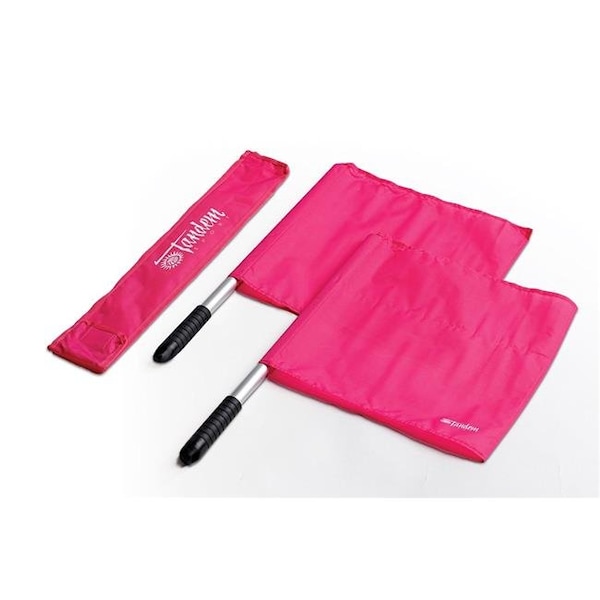 Tandem Sport Tandem Sport TSPINKFLAGS Linesman Flag; Pink - Official Size - TSPINKFLAGS