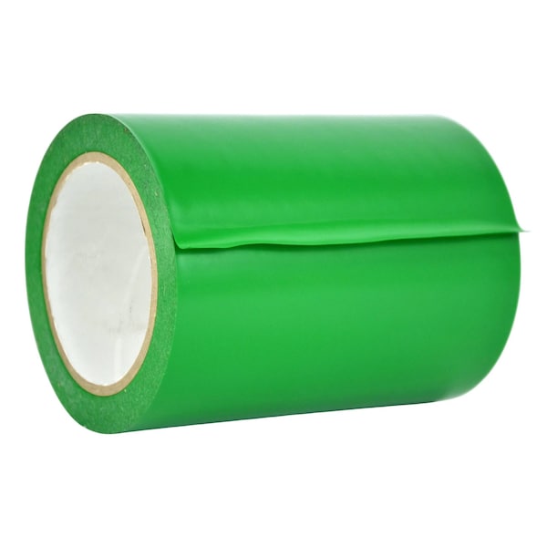 Wod Tape PVC, Kelly Green, 6 inch (144mm) W., 6 mil Thickness, 8 PK - WOD VTC606-06000-8-60-KGR