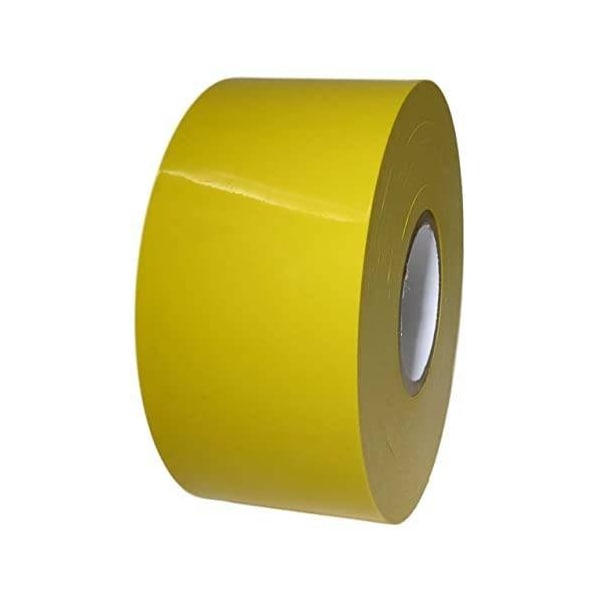 Wod Tape Tape Harness, PVC, Yellow, 4 inch (96mm) W., 4 Mil Thickness, 32 PK - WOD VDTY4-04000-32-76-YEL