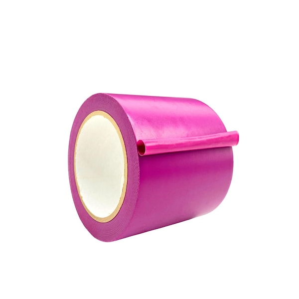 Wod Tape PVC, Purple, 4 inch (96mm) W., 5 mil Thickness, 12 PK - WOD VTC605-04000-12-60-PUR