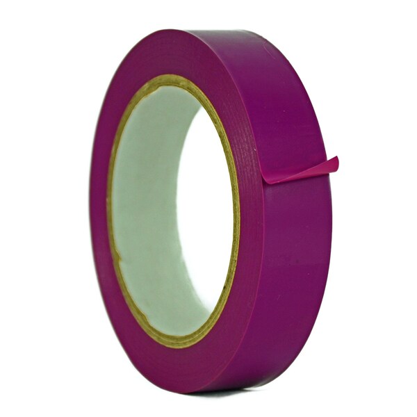 Wod Tape PVC, Purple, 1 inch (24mm) W., 6 mil Thickness, 48 PK - WOD VTC606-01000-48-60-PUR