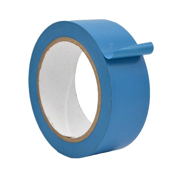 Wod Tape PVC, Light Blue, 1.5 inch (36mm) W., 5 mil Thickness, 32 PK - WOD VTC605-01500-32-60-LBL