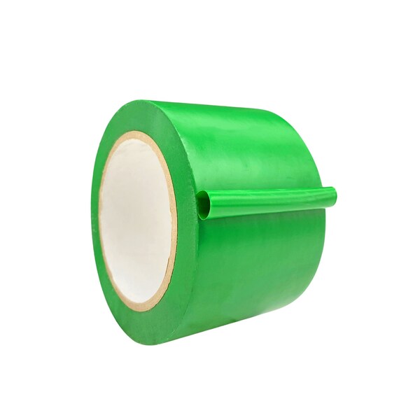 Wod Tape PVC, Kelly Green, 3 inch (72mm) W., 6 mil Thickness, 16 PK - WOD VTC366-03000-16-36-KGR