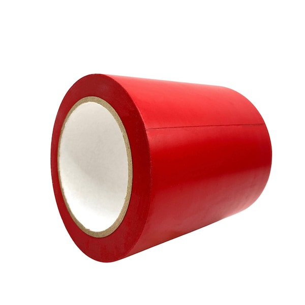 Wod Tape PVC, Red, 49 inch (1250mm) LOG W., 6 mil Thickness - WOD VTC366-49000-LOG-36-RED