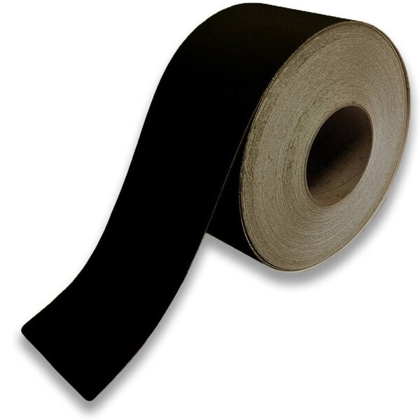 Pristine Products Black, Industrial Floor Tape, 4'' x 100 ft - Q4BLK