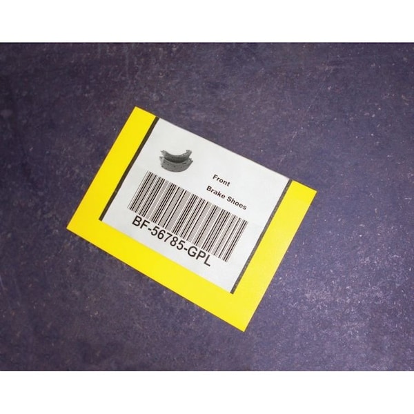 Ergomat DuraView Mini 7.5in x 12.5in Yellow, 20PK - DV-93.85-Y-KIT
