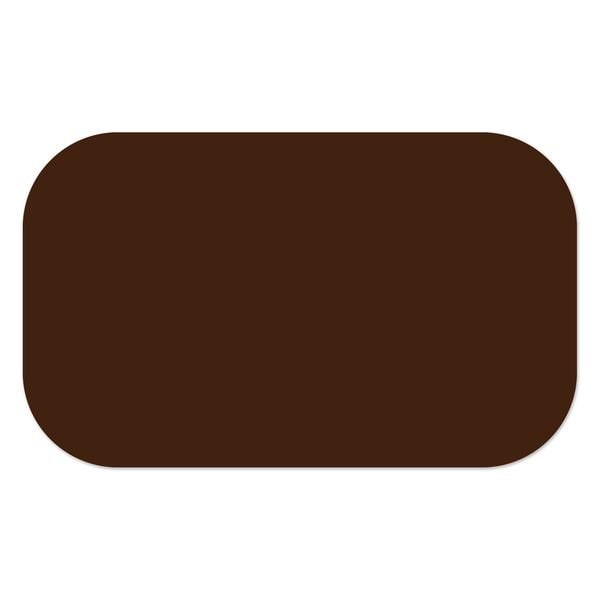 Ergomat 2inx2in DuraStripe Xtreme Round Strip Brown, 200PK - DSX-STRIP-2X2R-BR-KIT