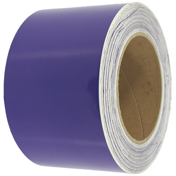 Visual Workplace Floor Marking Tape Indust, 3"x100', Purple - 25-500-3100-630